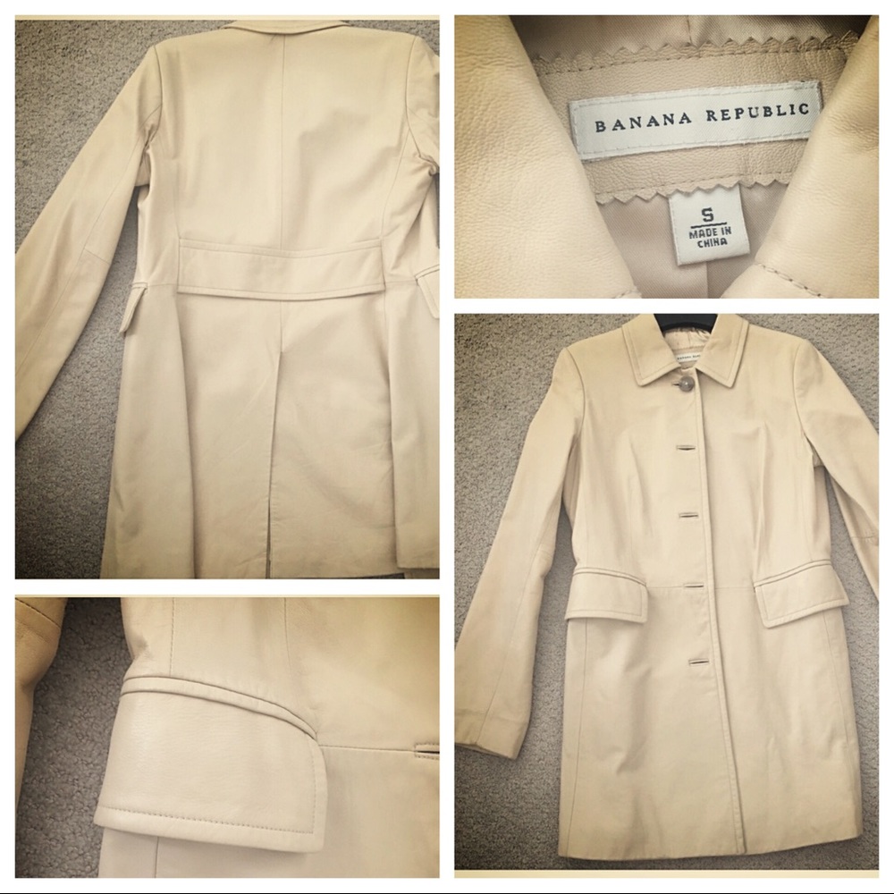 Banana Republic Leather jacket S